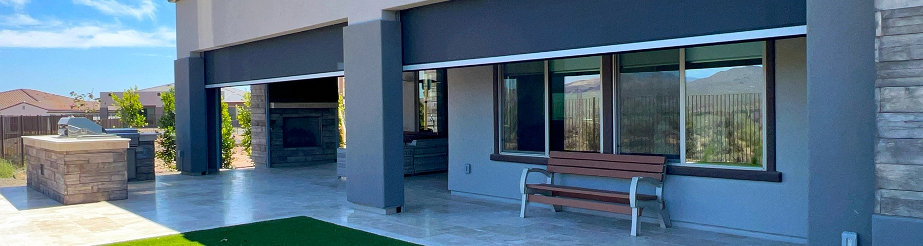 Magnatrack® Interior Mount  //  Rio Verde, AZ // Blue Sky Patio Shades