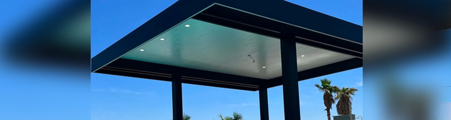 Sunken Bar Patio Cover | Blue Sky Patio Shades